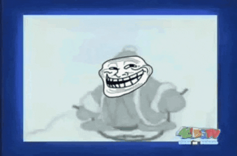 Troll Face Jumping Rope GIF