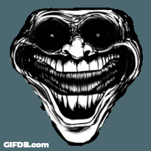 Troll Face Sticker GIF