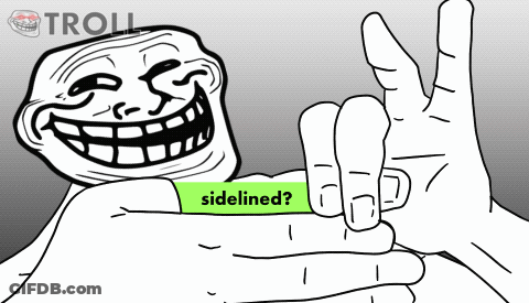 Troll Holding Sidelined Sticker GIF
