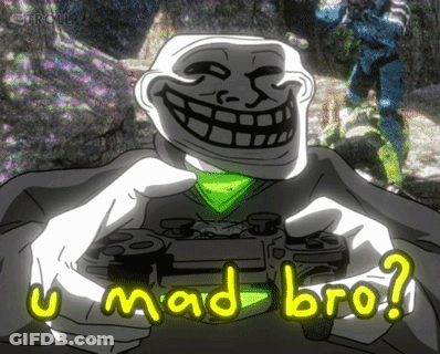 Troll Holding Video Game Controller U Mad Bro GIF