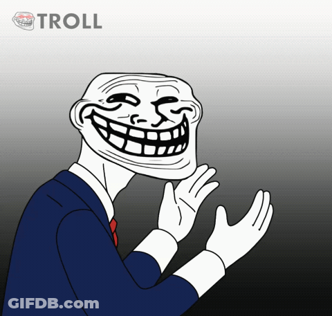 Troll In Suit And Tie Clapping GIF