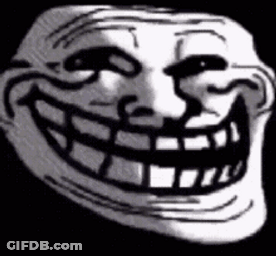 Troll Meme Slowly Losing Its Smile GIF