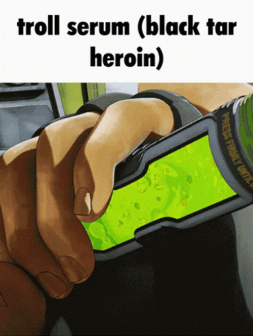 Troll Serum Black Tar Heroin Apex Legends GIF