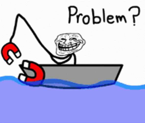 Trollface Sailing Problem GIF