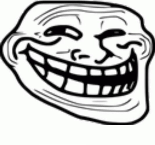 Trollface Shocked Reaction GIF