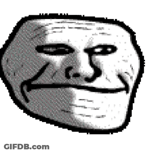 Trollface Troll Face Terror Png GIF