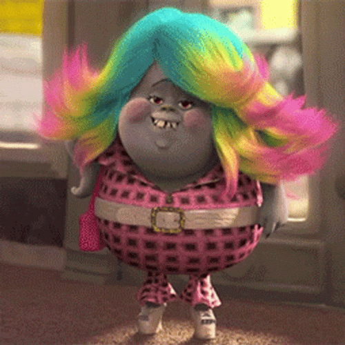 Trolls Movie Dream Works Bridget Pose GIF