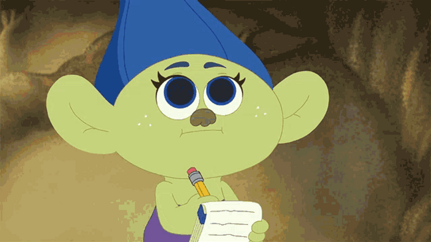 Trolls The Beat Goes On Keith Taking Notes GIF