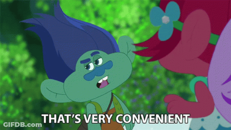 Trolls The Beat Goes On That's How Convenient GIF
