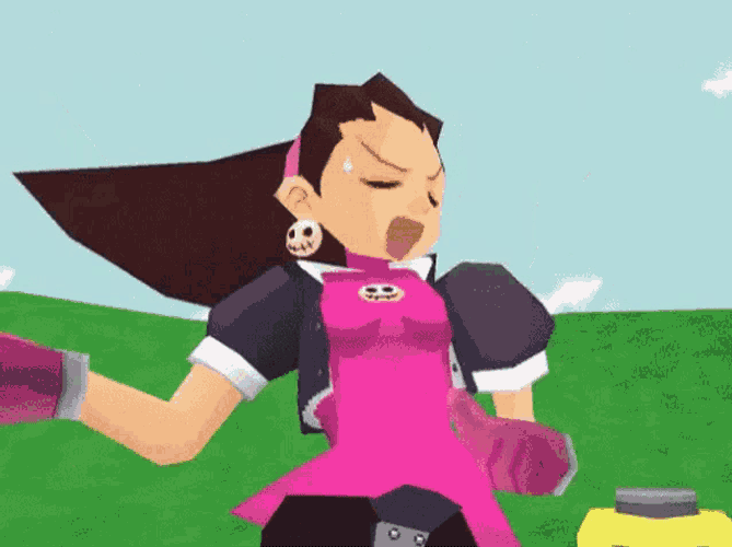 Tron Bonne Mega Man Legends GIF
