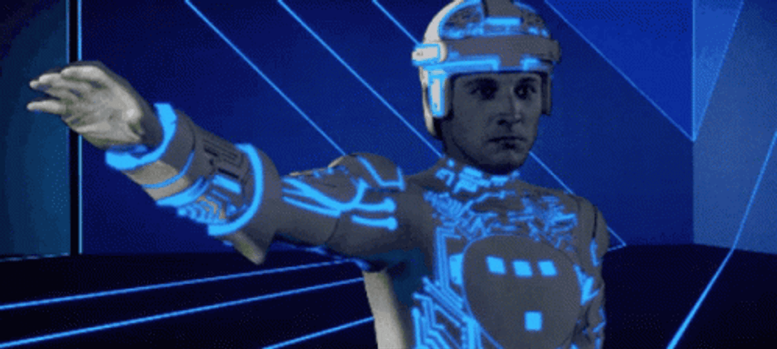 Tron Fire Breathing GIF