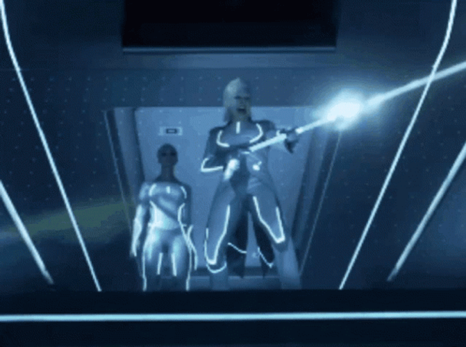 Tron Legacy Fire Shot GIF
