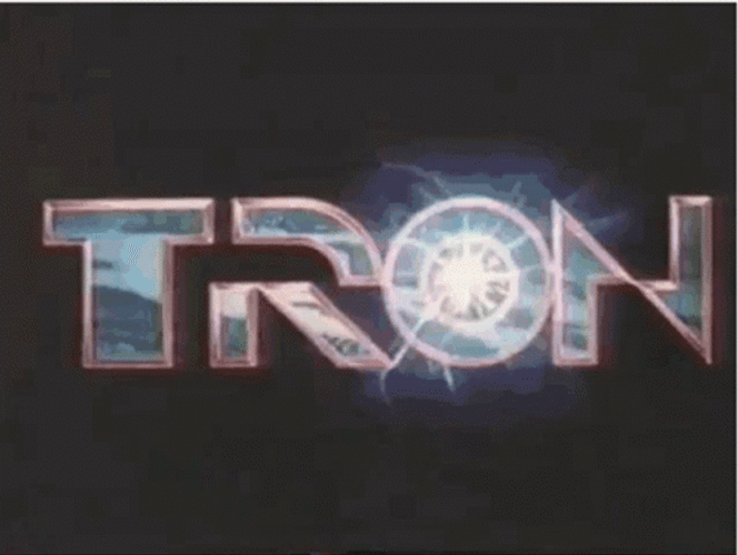 Tron Logo Movie Trailer GIF