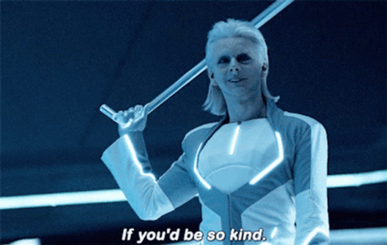 Tron Zuse If Youd Be So Kind GIF