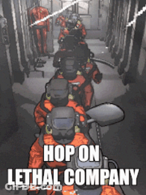 Troops Hopping On Lethal Company GIF