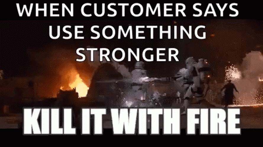 Troops Kill It With Fire GIF