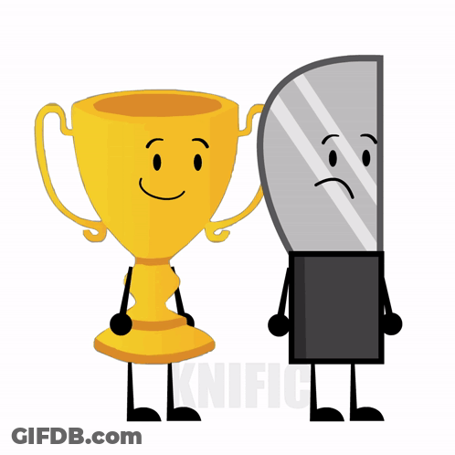 Trophy And Knife With Lknife GIF