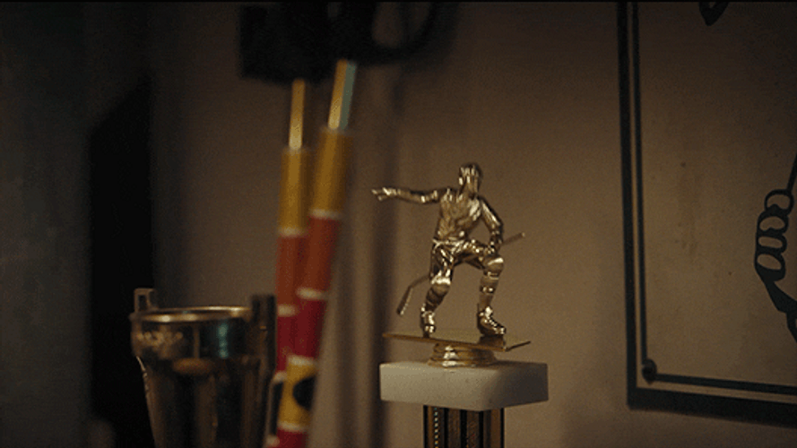 Trophy Moving And Dancing GIF