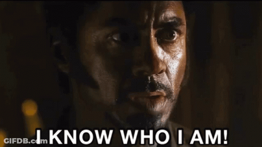 Tropic Thunder Robert I Know Who I Am GIF