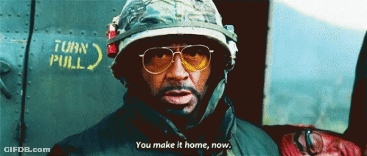 Tropic Thunder Robert You Made It Home GIF