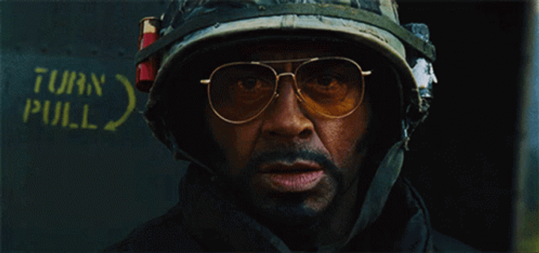Tropic Thunder Scene Surviving GIF