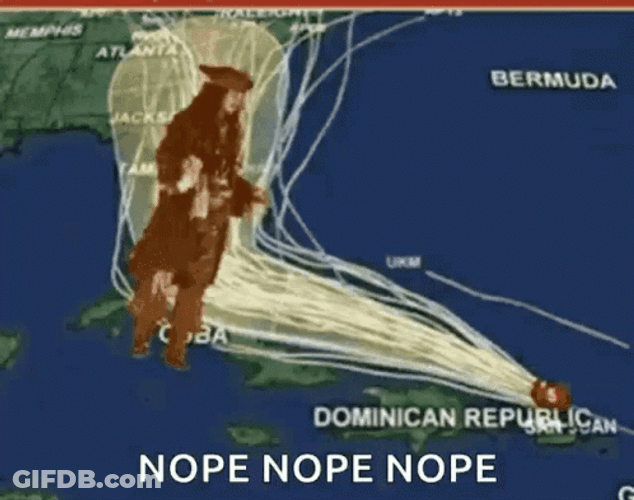 Tropical Storm Captain Jack Sparrow Newscast Meme GIF