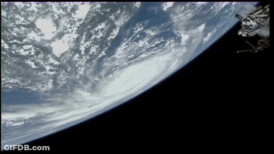 Tropical Storm Outer Space NASA Shot GIF