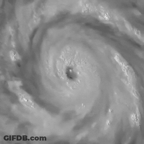 Tropical Storm Spinning Cloud Cluster GIF
