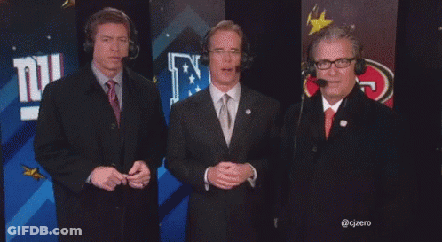 Troy Aickman Joe Buck Mike Pereira Fox Broadcast GIF
