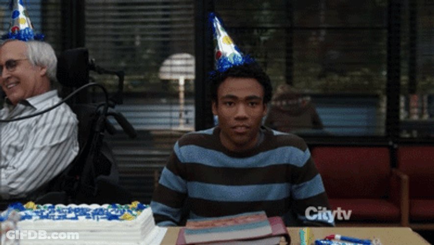 Troy Barnes It's My Birthday GIF