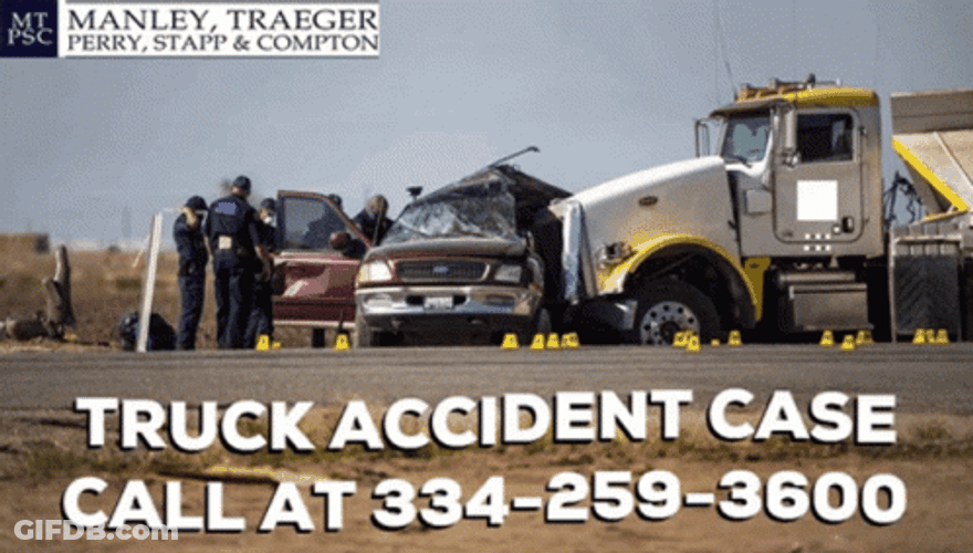 Truck Crash Accident Case Call Here GIF