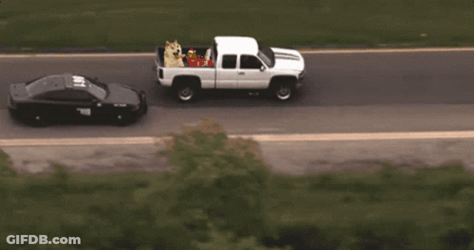 Truck Crash Hitting Barricade Still Running GIF