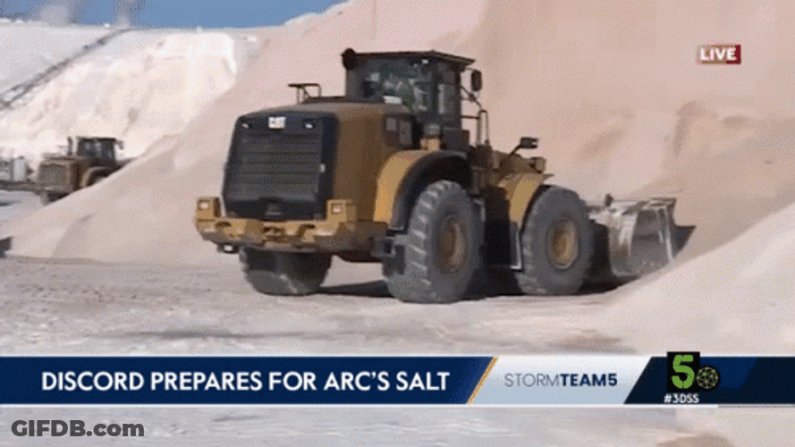 Truck Picking Up Salt GIF