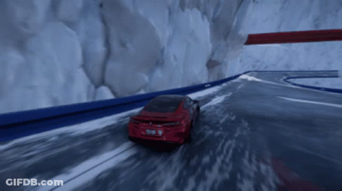 Truck Plowing Snow With Viralhog GIF