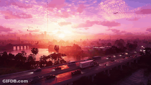 Truck Saying Rams Driving Down Highway GIF