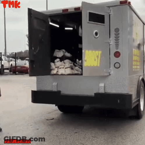 Truck With Boost GIF