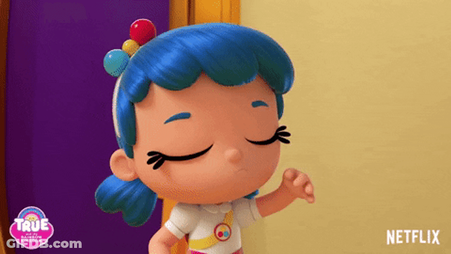 True And The Rainbow Kingdom Finger Snap GIF