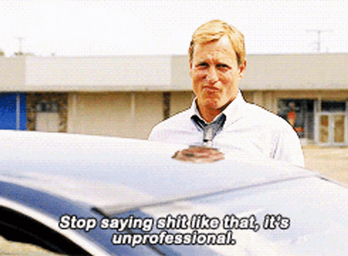 True Detective Martin Hart It's Unprofessional GIF
