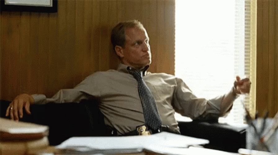 True Detective Martin Marty Hart Middle Finger GIF