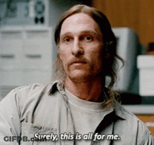 True Detective Rustin Cohle Is All For Me GIF