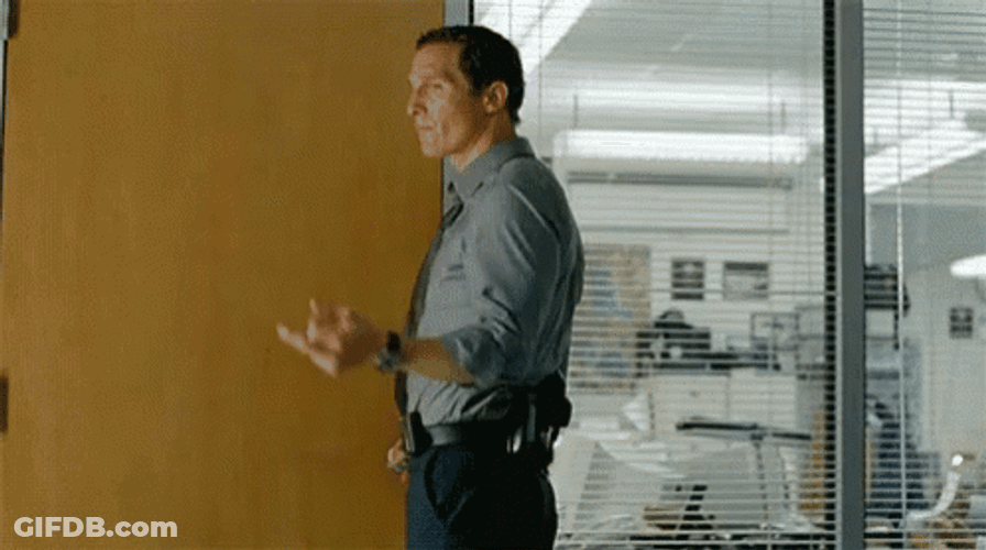 True Detective Rustin Cohle Middle Finger GIF