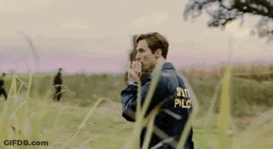 True Detective Smoking Badass Walk GIF