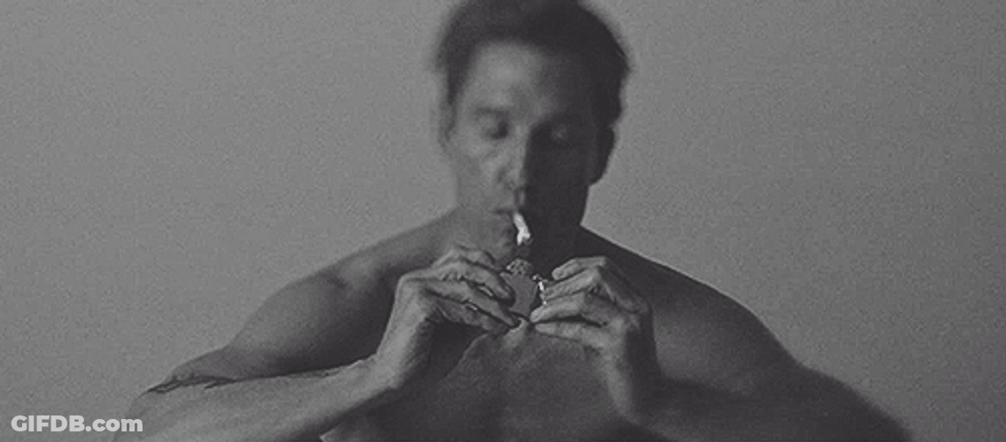 True Detective Smoking Cigarette GIF