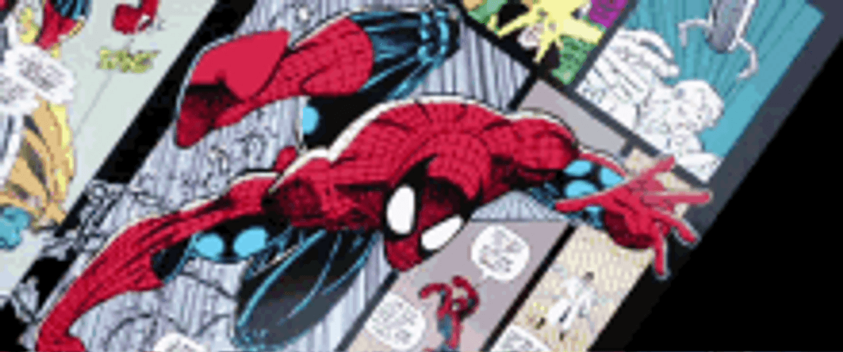 True Life Falls On Spiderman Comics GIF