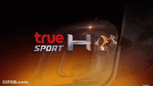 True Sport Logo On Orange Background GIF