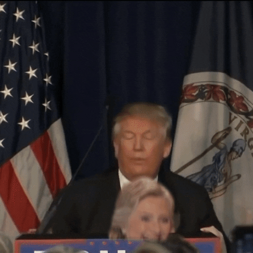 Trump & Clinton Mash Up GIF