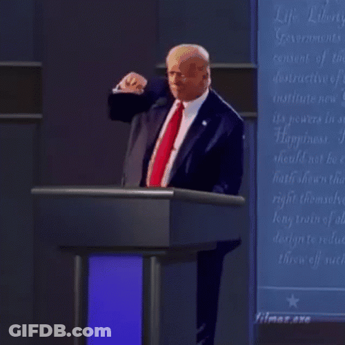 Trump Dance On Speech GIF
