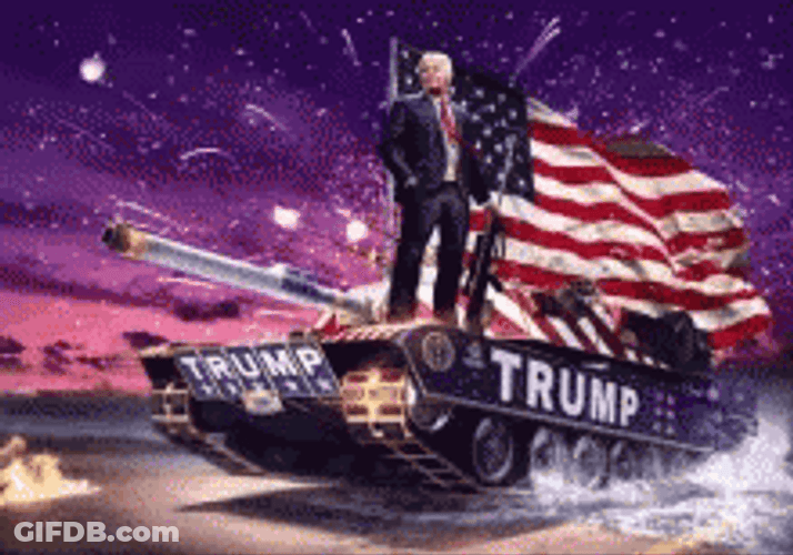 Trump Epic Tank GIF