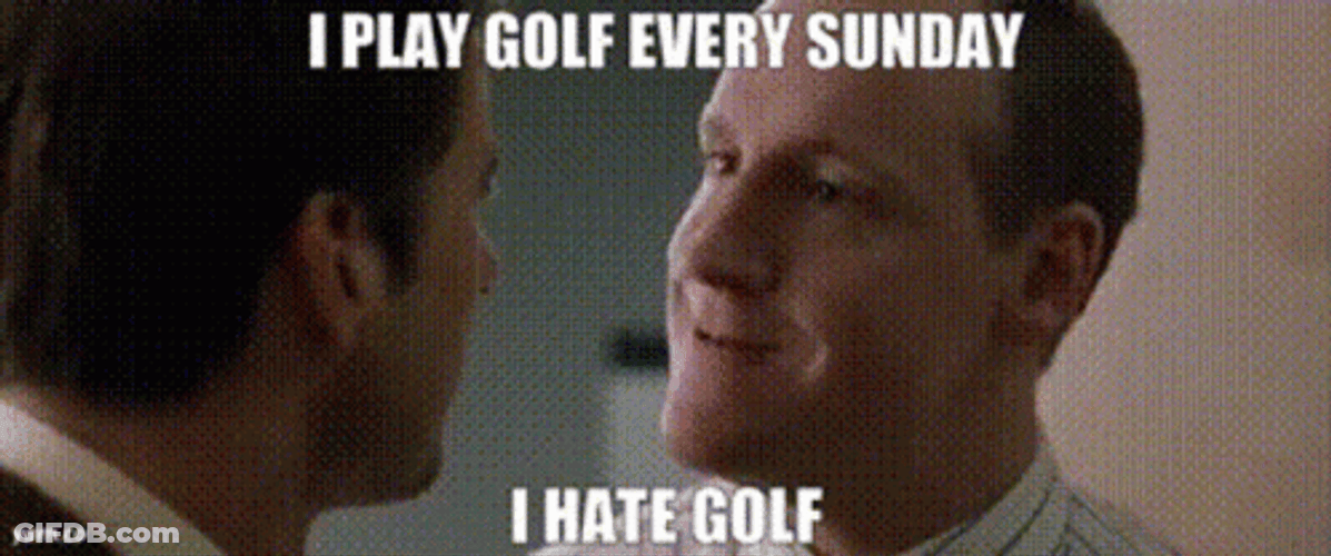 Trump Golf I Hate Golf GIF