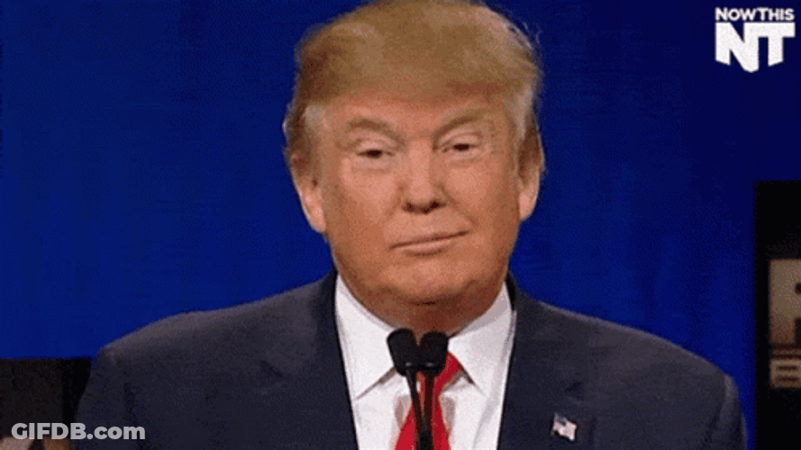 Trump Laugh Tongue Out GIF